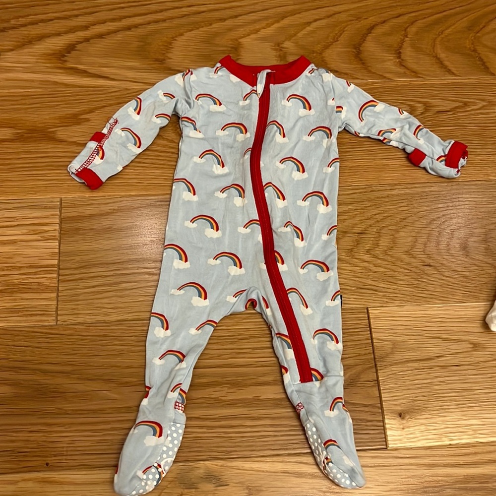 Rainbow baby pajamas
